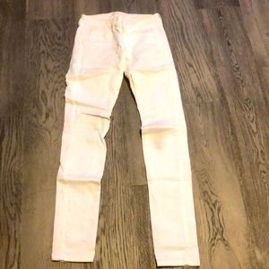 Guess? Jeans in White Distressed with Studs